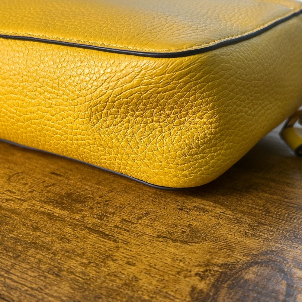 Michael Kors Mott Mini Crossbody Sunflower Yellow - Picture 5 of 7